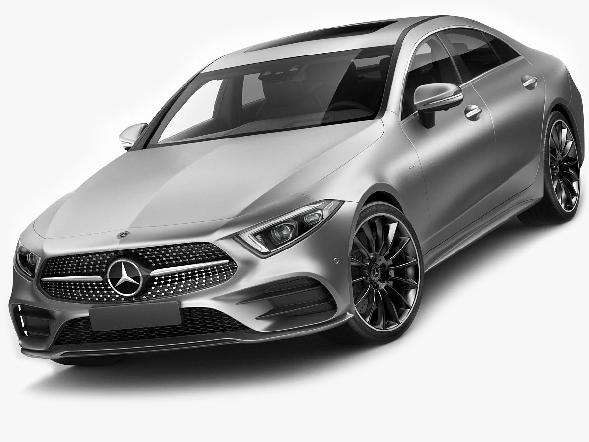 mercedes-benz cls 2018 amg line 3D Model .c4d .max .obj .3ds .fbx .stl .blend 