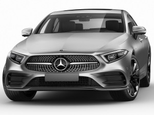 mercedes-benz cls 2018 amg line 3D Model
