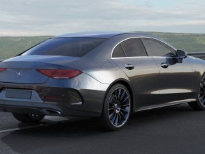 mercedes-benz cls 2018 amg line 3D Model