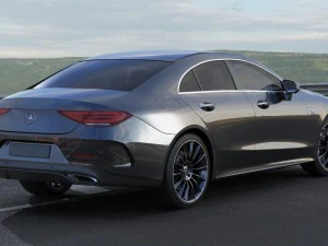 mercedes-benz cls 2018 amg line 3D Model