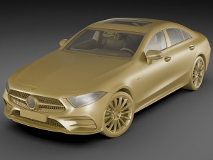 mercedes-benz cls 2018 amg line 3D Model
