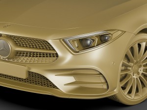 mercedes-benz cls 2018 amg line 3D Model