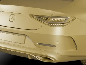mercedes-benz cls 2018 amg line 3D Model