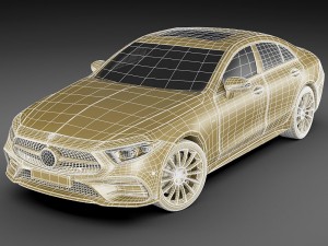 mercedes-benz cls 2018 amg line 3D Model