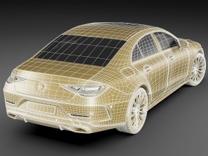 mercedes-benz cls 2018 amg line 3D Model