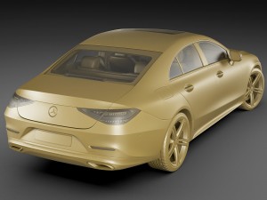 mercedes-benz cls 2018 3D Model