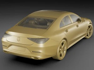 mercedes-benz cls 2018 Modelo 3D
