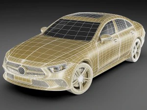 mercedes-benz cls 2018 Modelo 3D