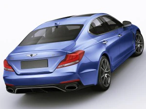 genesis g70 2018 3D Model