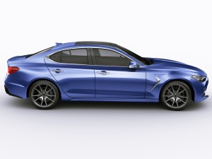 genesis g70 2018 3D मॉडल