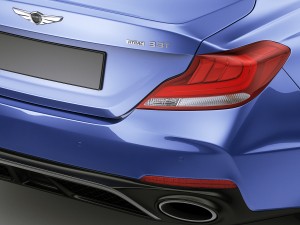 genesis g70 2018 3D मॉडल