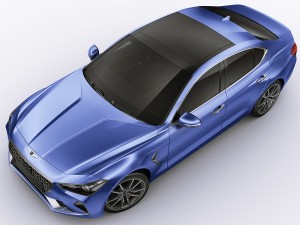 genesis g70 2018 3D मॉडल