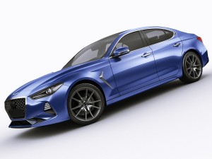 genesis g70 2018 3D मॉडल