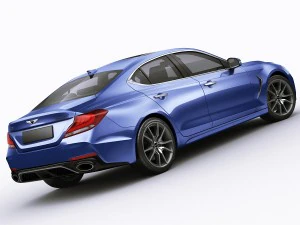 genesis g70 2018 3D Model