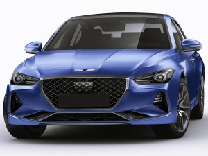 genesis g70 2018 3D मॉडल