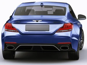 genesis g70 2018 3D Model