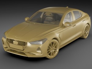 genesis g70 2018 3D मॉडल