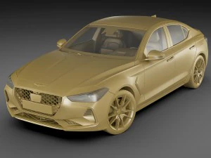 genesis g70 2018 3D Model