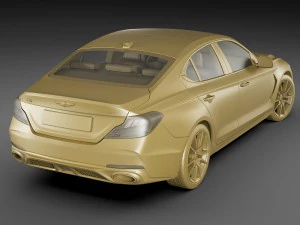genesis g70 2018 3D Model
