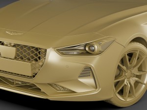 genesis g70 2018 3D मॉडल