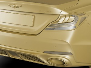 genesis g70 2018 3D मॉडल