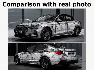 genesis g70 2018 3D Model