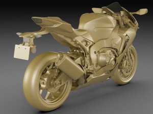 honda cbr1000rr fireblade 2018 3D Model