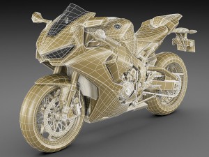 honda cbr1000rr fireblade 2018 3D Model