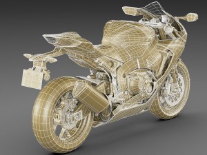 honda cbr1000rr fireblade 2018 3D Model