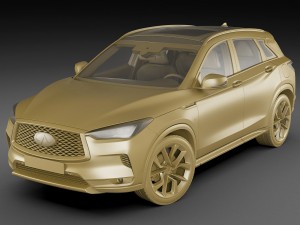 infiniti qx50 2019 Modelo 3D