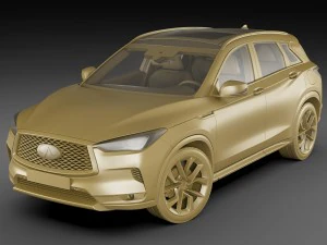 infiniti qx50 2019 3D Model