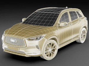 infiniti qx50 2019 3D Model