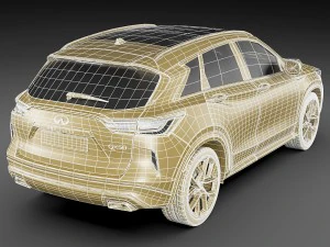 infiniti qx50 2019 3D Model