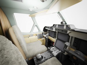 aircraft cockpit 3D 모델