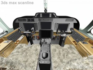 aircraft cockpit 3D Model