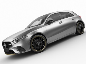 mercedes-benz a-class 2019 amg line 3D 모델