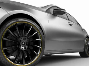 mercedes-benz a-class 2019 amg line 3D Model