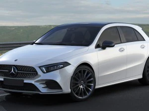 mercedes-benz a-class 2019 amg line 3D Model