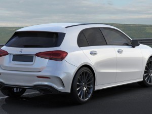 mercedes-benz a-class 2019 amg line 3D 모델