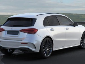 mercedes-benz a-class 2019 amg line 3D Model