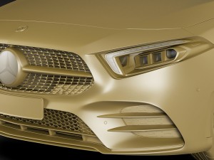 mercedes-benz a-class 2019 amg line 3D 모델