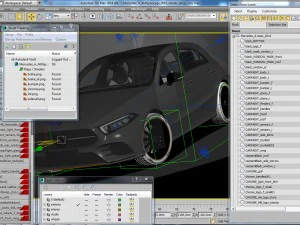 mercedes-benz a-class 2019 amg line 3D Model