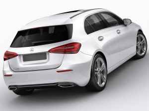 mercedes-benz a-class 2019 3D Модель