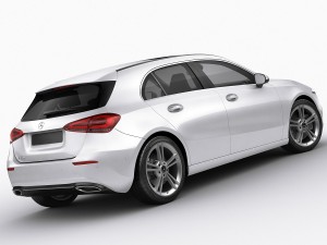 mercedes-benz a-class 2019 3D Модель