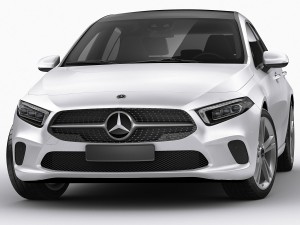 mercedes-benz a-class 2019 3D Модель
