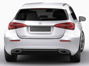 mercedes-benz a-class 2019 3D Модель