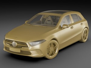 mercedes-benz a-class 2019 3D Модель