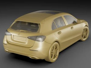 mercedes-benz a-class 2019 3D Model