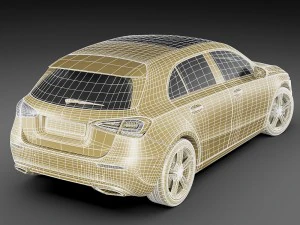 mercedes-benz a-class 2019 3D Model