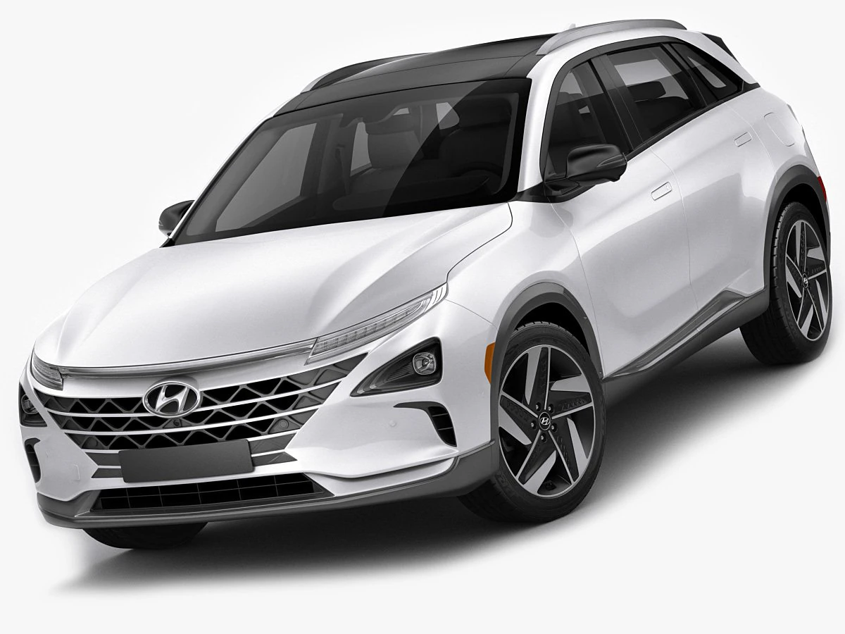 hyundai nexo 2019 3D Model .c4d .max .obj .3ds .fbx .stl .blend